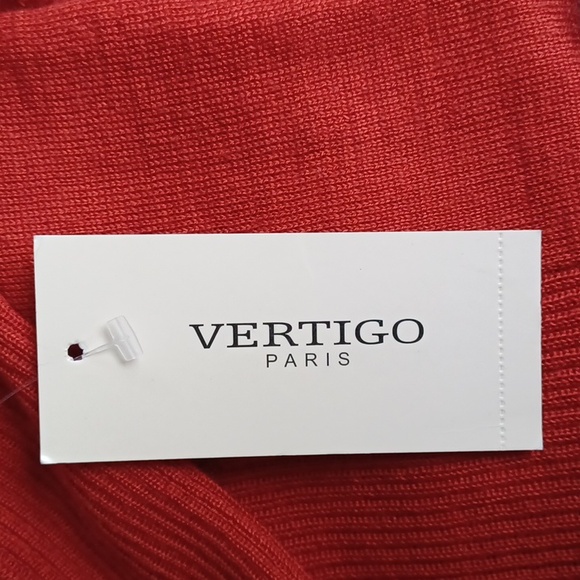 Vertigo Paris "Russet" Wool Blend Fine Knit Turtleneck Sweater- Sz. Sm - Picture 2 of 11